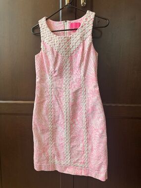 Lily Pulitzer Shift Dress in Pelican Pink